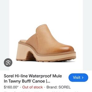 Sorel Waterproof Mules